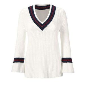 cabi Sweater -- Ace Pullover -- White -- Size S